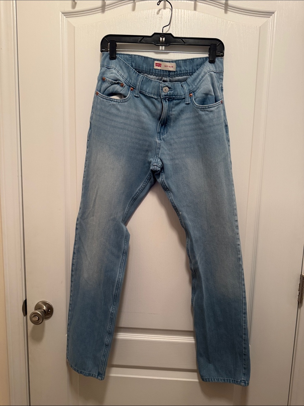 Levi's 511 Slim Light Blue Straight Women’s Jeans - Size 18R
